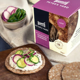Peter's Yard wholegrain sourdough crispbread 125g, imported from the UK