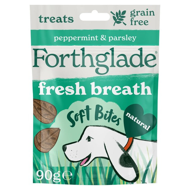Forthglade Fresh Breath dog dental treats 90g - British product