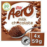 Aero milk chocolate mousse 4 x 59g - British product