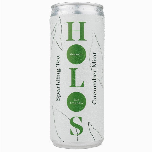 HOLOS Sparkling Tea Cucumber Mint 250ml - British product