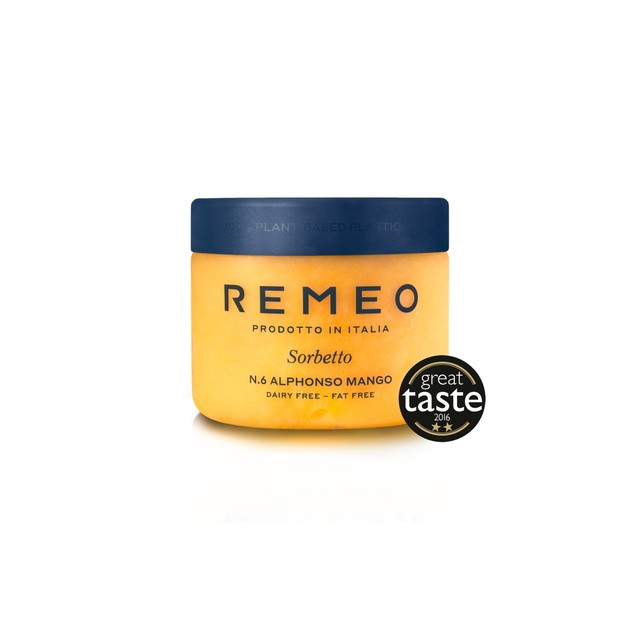Remeo Alphonso Mango Sorbet 462ml, imported from the UK