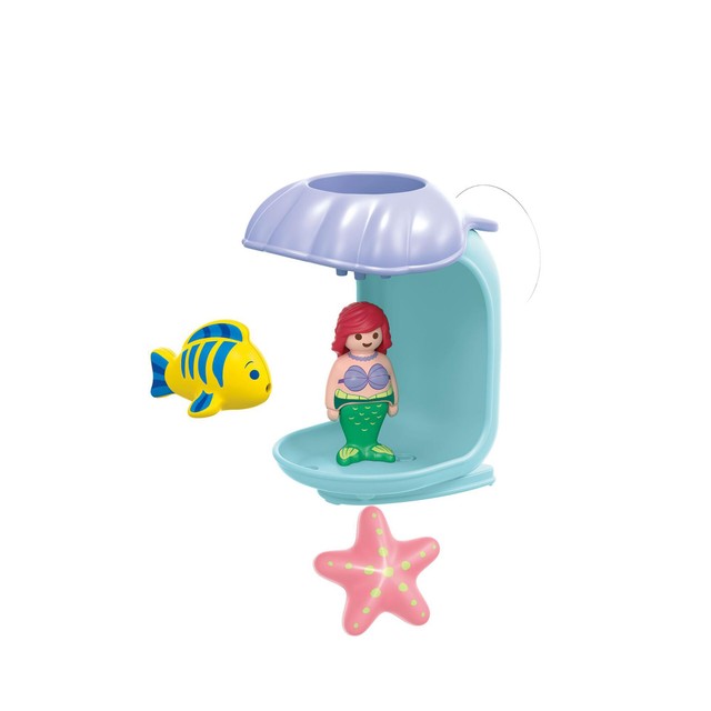 Playmobil Ariel's Shell Shower bath toy, imported from the UK