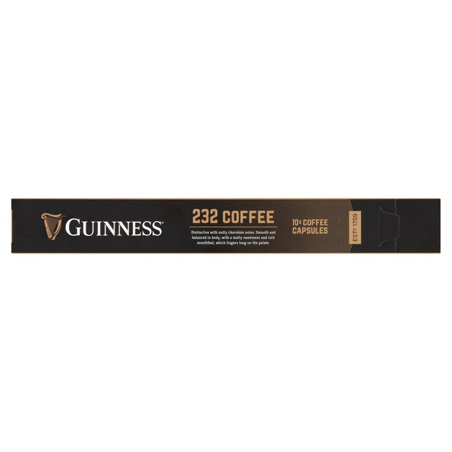 Tiki Tonga Guinness 232 coffee capsules 10 pack (British brand)