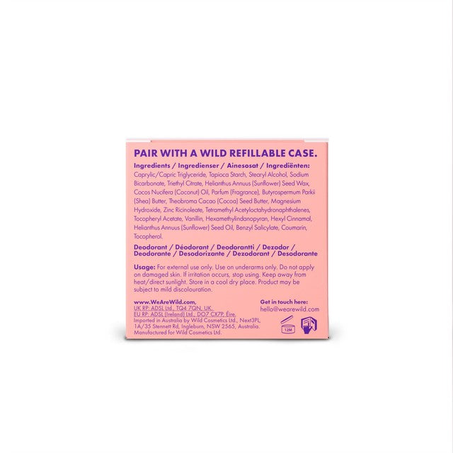 Wild Coconut & Vanilla Deodorant Refill 40g (British brand)