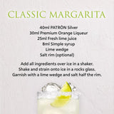 Patron Silver Tequila 70cl, imported from the UK