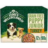 M&S James Wellbeloved Grain Free Puppy Wet Dog Food Turkey in Gravy- Buy online at McGrocer
