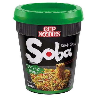 M&S Nissin Soba Teriyaki Instant Noodles Pot 90g- Buy online at McGrocer