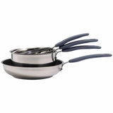 M&S pan set silver one size, imported from the UK