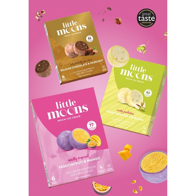 Little Moons matcha mochi ice cream 6x32g, UK version