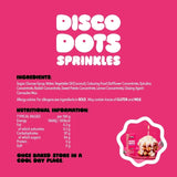 Epic Disco Dots cake sprinkles, imported from the UK