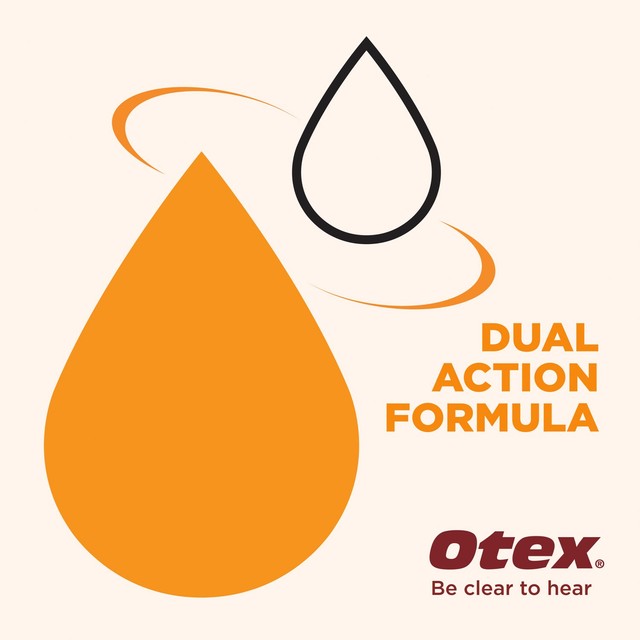 Otex Express eardrops 10ml, imported from the UK