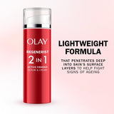 Olay Regenerist 3 Point Lightweight Firming Serum 50ml, imported from the UK