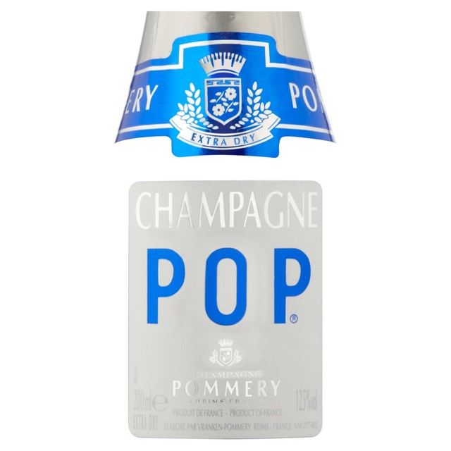 Pommery POP NV Champagne 20cl, imported from the UK