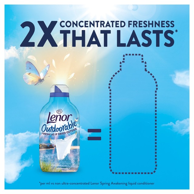 Lenor fabric conditioner Sea Breeze Stroll 86 washes, imported from the UK