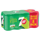 M&S 7up Regular Lemon and Lime Soft Drink 330ml Pack of 8- Buy online at McGrocer