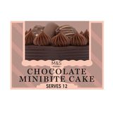 M&S M&S Chocolate Mini Bite Cake 1kg Chocolate Cake- Buy online at McGrocer