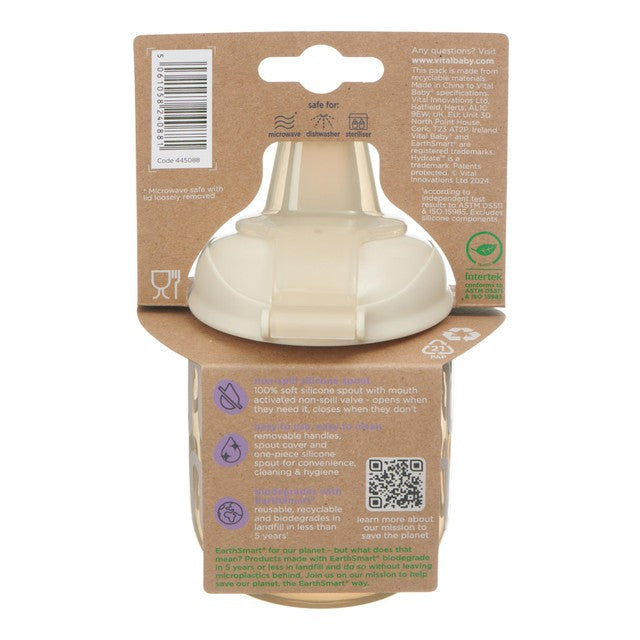 Vital Baby natural oat toddler sippy cup 270ml (British brand)