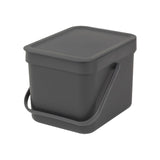 Brabantia compost bin Grey 6 litre - British product