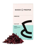 Good & Proper Tea Hibiscus Loose Leaf Herbal Tea 75g, UK version