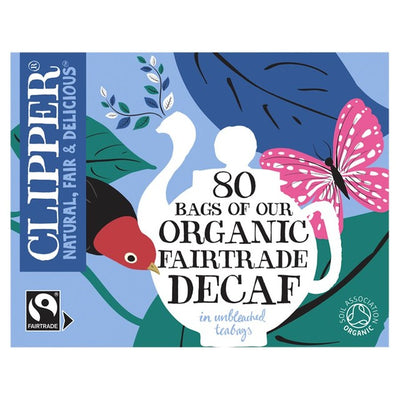 M&S Clipper Organic Naturally Decaffeinated Tea Bags 80 Bags- Buy online at McGrocer