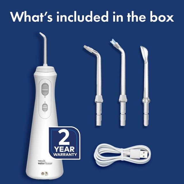 Waterpik Cordless Plus white water flosser (British brand)