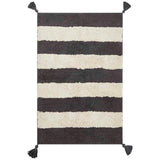 M&S M&S Striped Bath Mat Charcoal- Buy online at McGrocer