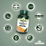 Natures Aid Low Acid Vitamin C 1000mg Tablets, imported from the UK