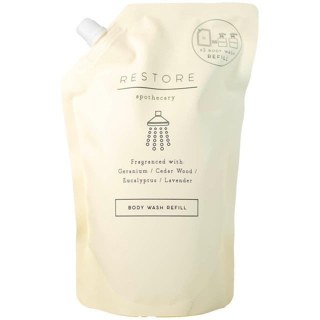 M&S Restore body wash refill 1L, imported from the UK