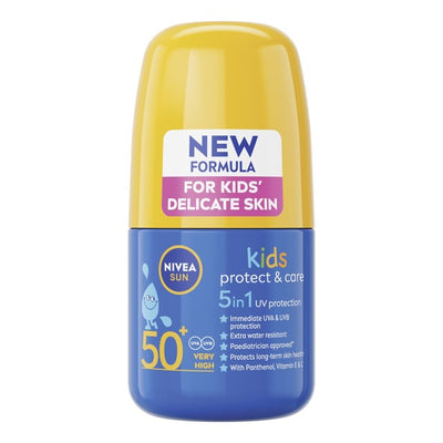 M&S Nivea SUN Kids Protect & Care SPF 50+ Roll-On Sun Cream 50ml- Buy online at McGrocer