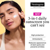 Neutrogena ultra sheer face sunscreen SPF50 (British brand)