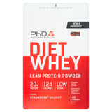 M&S PHD Nutrition Strawberry Delight Diet Whey Protein Powder 1kg- Buy online at McGrocer