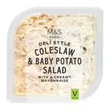 M&S M&S Deli Style Coleslaw & Potato Salad Side Dish 500g- Buy online at McGrocer
