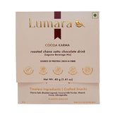 M&S Lumara Cocoa Karma Roasted Chana Sattu Hot Chocolate Drink Mix 40g- Buy online at McGrocer