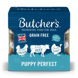 M&S Butcher's Puppy Perfect Trays Mixed Flavour Puppy Food 4 x 150g- Buy online at McGrocer