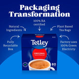 Tetley Pure Green Tea Bags (British brand)