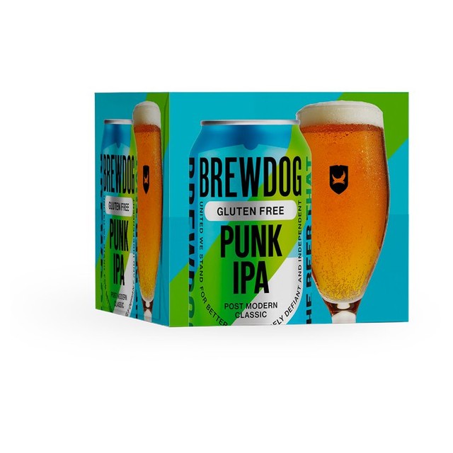 BrewDog Punk Gluten Free beer 4 x 330ml - British product