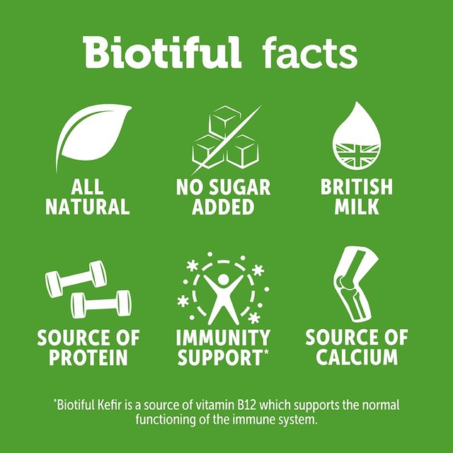 Biotiful Kefir Vanilla Drink 500ml - British product