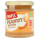Sainsburys Maple Peanut Butter 170g