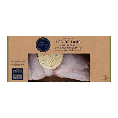 M&S M&S Collection قطعة لحم ضأن كارفي بالنعناع والزبدة 1.2 كجم - اشترِ عبر الإنترنت من McGrocer
