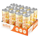 Activit sparkling vitamin water mango passionfruit, imported from the UK