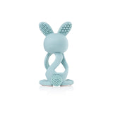 Brush-Baby Bobbie Bunny Teether Toy Eucalyptus Green - British product