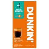 Dunkin Brazil single origin coffee pods (British brand)