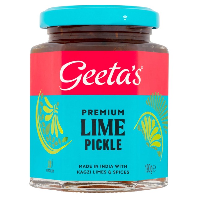 Geeta's lime pickle 190g, UK version