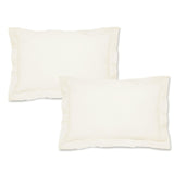M&S Catherine Lansfield Plain Dye Polycotton Oxford Pillowcase Pair, Cream, 50x75cm- Buy online at McGrocer