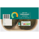 Ocado Organic Ripe Ready Hass Avocados 2 pack, imported from the UK