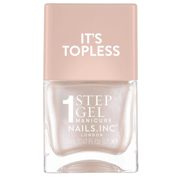Nails Inc Topless Nail Polish Simone ivory shimmer (British brand)