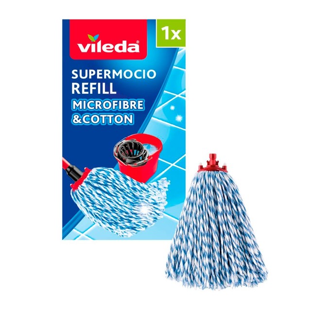 Vileda SuperMocio Micro & Cotton mop refill (British brand)