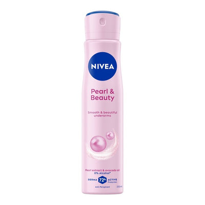 M&S Nivea Pearl & Beauty Anti-Perspirant Deodorant Spray 250ml- Buy online at McGrocer