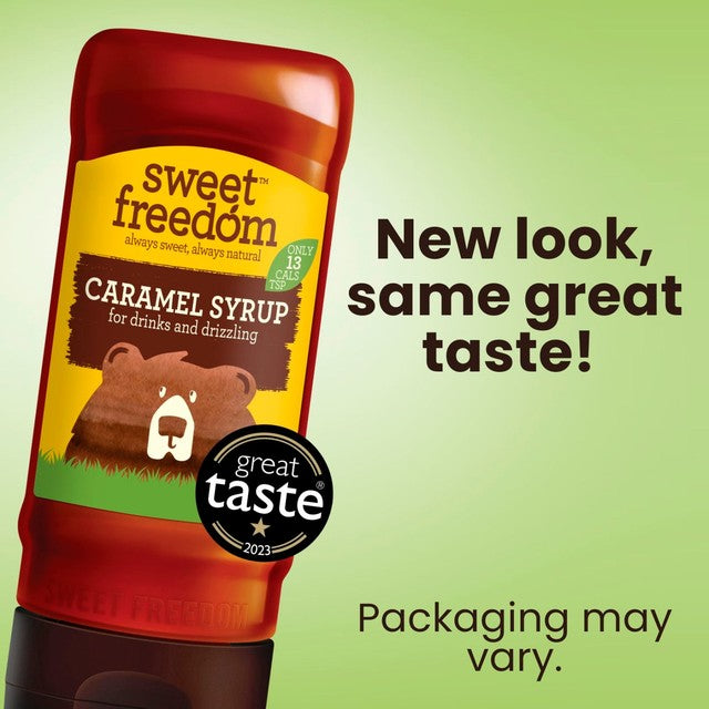 Sweet Freedom caramel flavoured syrup 350g (British brand)