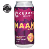 M&S Crumbs Brewing Naan Laager Beer 440ml- Buy online at McGrocer